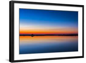 The Circumpolar Star Capella Crawling Lake Reservoir, Alberta, Canada-null-Framed Photographic Print