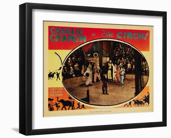 The Circus, 1919-null-Framed Art Print