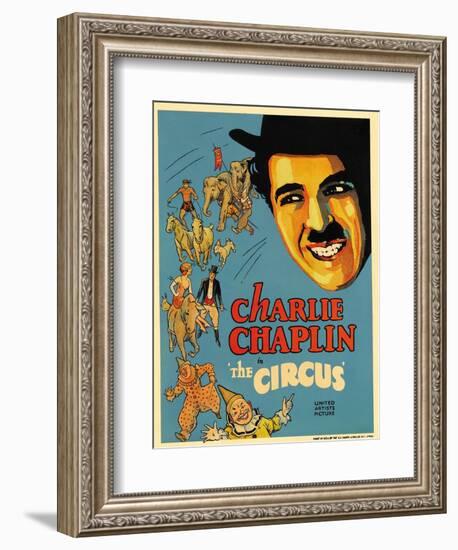 The Circus, 1928, Directed by Charles Chaplin-null-Framed Giclee Print