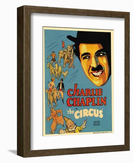 The Circus, 1928, Directed by Charles Chaplin-null-Framed Giclee Print