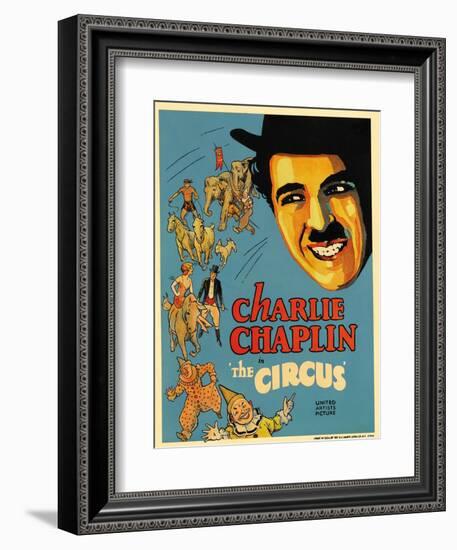 The Circus, 1928, Directed by Charles Chaplin-null-Framed Giclee Print