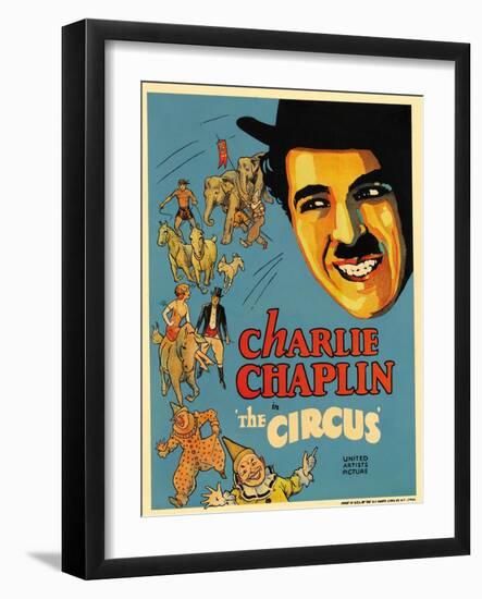 The Circus, 1928, Directed by Charles Chaplin-null-Framed Giclee Print