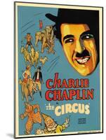 The Circus, 1928, Directed by Charles Chaplin-null-Mounted Giclee Print