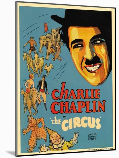 The Circus, 1928, Directed by Charles Chaplin-null-Mounted Giclee Print