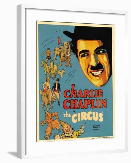 The Circus, 1928, Directed by Charles Chaplin-null-Framed Giclee Print