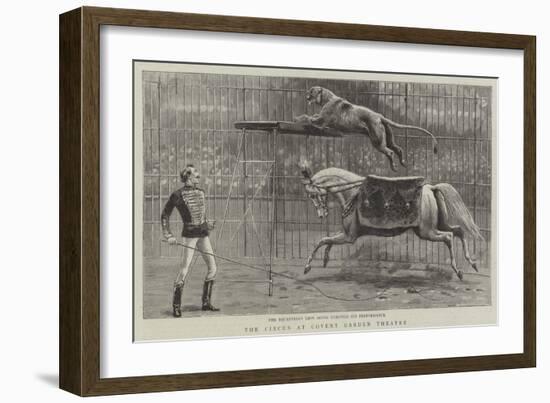 The Circus at Covent Garden Theatre-null-Framed Giclee Print