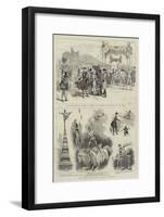 The Circus at Covent Garden Theatre-null-Framed Giclee Print