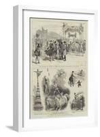 The Circus at Covent Garden Theatre-null-Framed Giclee Print