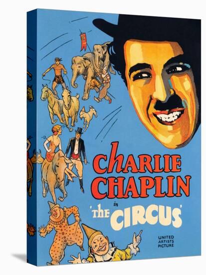 THE CIRCUS, Charlie Chaplin, 1928-null-Stretched Canvas