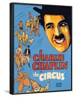THE CIRCUS, Charlie Chaplin, 1928-null-Framed Art Print