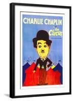 THE CIRCUS, Charlie Chaplin, 1928.-null-Framed Art Print