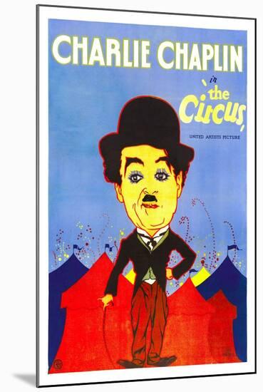 THE CIRCUS, Charlie Chaplin, 1928.-null-Mounted Art Print