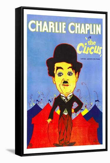 The Circus, Charlie Chaplin, 1928-null-Framed Stretched Canvas