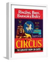 The Circus Comes to Town-The Vintage Collection-Framed Art Print