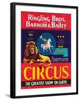 The Circus Comes to Town-The Vintage Collection-Framed Giclee Print