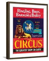 The Circus Comes to Town-The Vintage Collection-Framed Giclee Print