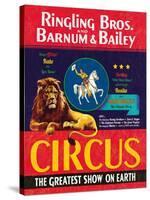The Circus Comes to Town-The Vintage Collection-Stretched Canvas