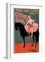 The Circus Girl, Trick Rider and Horse-null-Framed Art Print