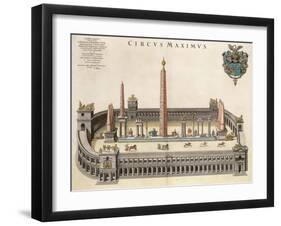 The Circus Maximus (From the Atlas Van Loo)-Joan Blaeu-Framed Giclee Print