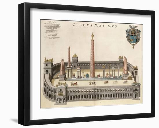 The Circus Maximus (From the Atlas Van Loo)-Joan Blaeu-Framed Giclee Print