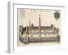 The Circus Maximus (From the Atlas Van Loo)-Joan Blaeu-Framed Giclee Print