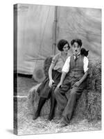 The Circus, Merna Kennedy And Charlie Chaplin, 1928-null-Stretched Canvas