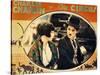 THE CIRCUS, Merna Kennedy, Charlie Chaplin, poster art,  1928-null-Stretched Canvas
