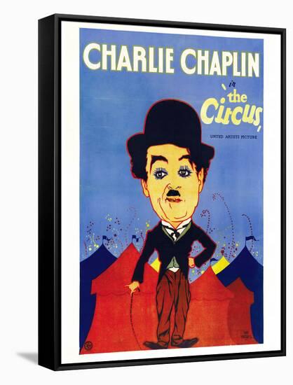 The Circus Movie, Charlie Chaplin-null-Framed Stretched Canvas