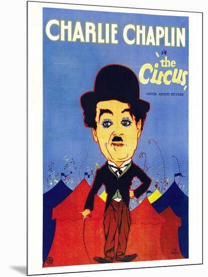 The Circus Movie, Charlie Chaplin-null-Mounted Poster