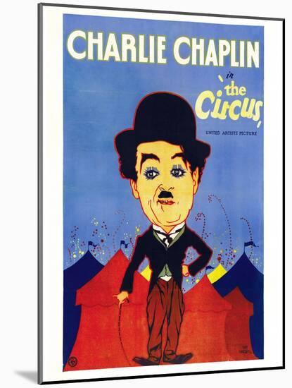 The Circus Movie, Charlie Chaplin-null-Mounted Poster