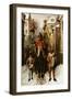 The Circus (Oil on Canvas)-Pierre Marie Beyle-Framed Giclee Print