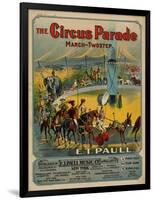 The Circus Parade March-Twostep, Sam DeVincent Collection, National Museum of American History-null-Framed Art Print