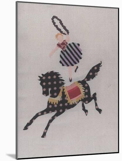 The Circus Pony and the Acrobat-Susie Jenkin Pearce-Mounted Photo