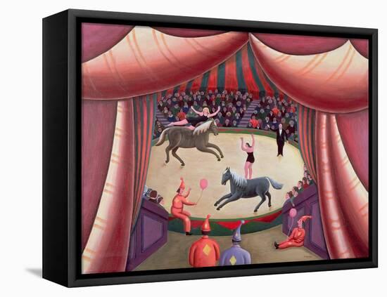 The Circus Ring-Jerzy Marek-Framed Stretched Canvas