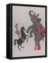 The Circus; the Elephant, Pony and the Acrobat-Susie Jenkin Pearce-Framed Stretched Canvas