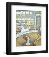 The Circus-Georges Seurat-Framed Art Print