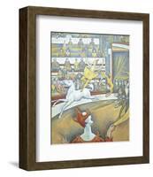 The Circus-Georges Seurat-Framed Art Print