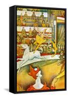 The Circus-Georges Seurat-Framed Stretched Canvas