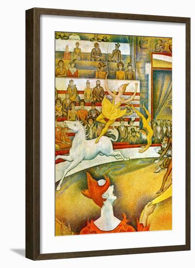 The Circus-Georges Seurat-Framed Art Print