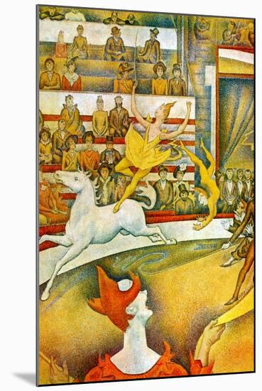 The Circus-Georges Seurat-Mounted Art Print