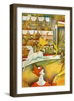 The Circus-Georges Seurat-Framed Art Print