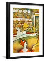 The Circus-Georges Seurat-Framed Art Print