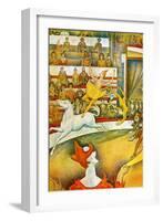 The Circus-Georges Seurat-Framed Art Print