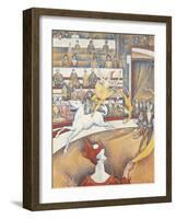 The Circus-Georges Seurat-Framed Giclee Print