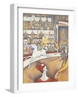 The Circus-Georges Seurat-Framed Giclee Print