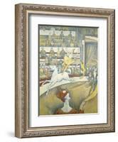 The Circus-Georges Seurat-Framed Art Print