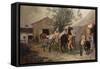 The Circus-Julius von Blaas-Framed Stretched Canvas