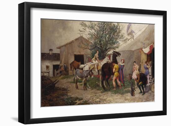 The Circus-Julius von Blaas-Framed Giclee Print