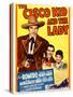 The Cisco Kid and the Lady, Cesar Romero, Marjorie Weaver on Midget Window Card, 1939-null-Stretched Canvas