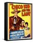 The Cisco Kid and the Lady, Cesar Romero, Marjorie Weaver on Midget Window Card, 1939-null-Framed Stretched Canvas
